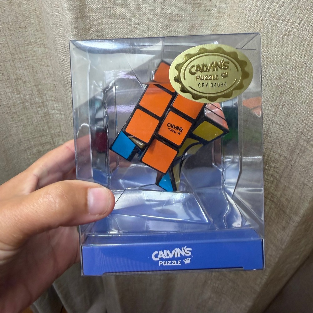 Calvin's Puzzle Twist Cube 3x3 Brainteaser New Sealed CPV 04094 China